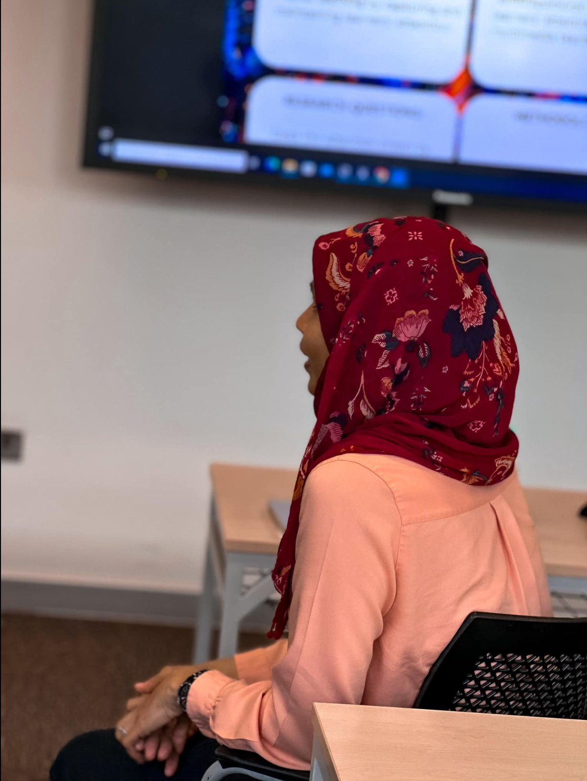 ICGET Conference — attendee following presentation